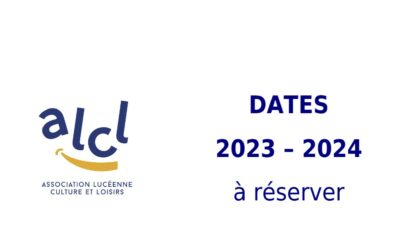 Dates ALCL saison 2023-2024