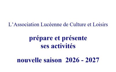 ALCL nouvelle saison 2026-2027