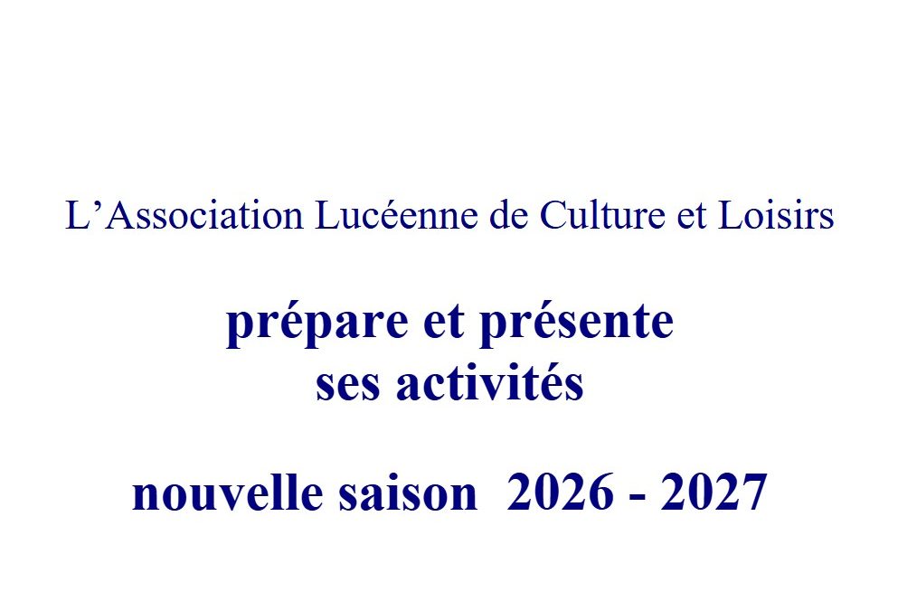 ALCL nouvelle saison 2026-2027